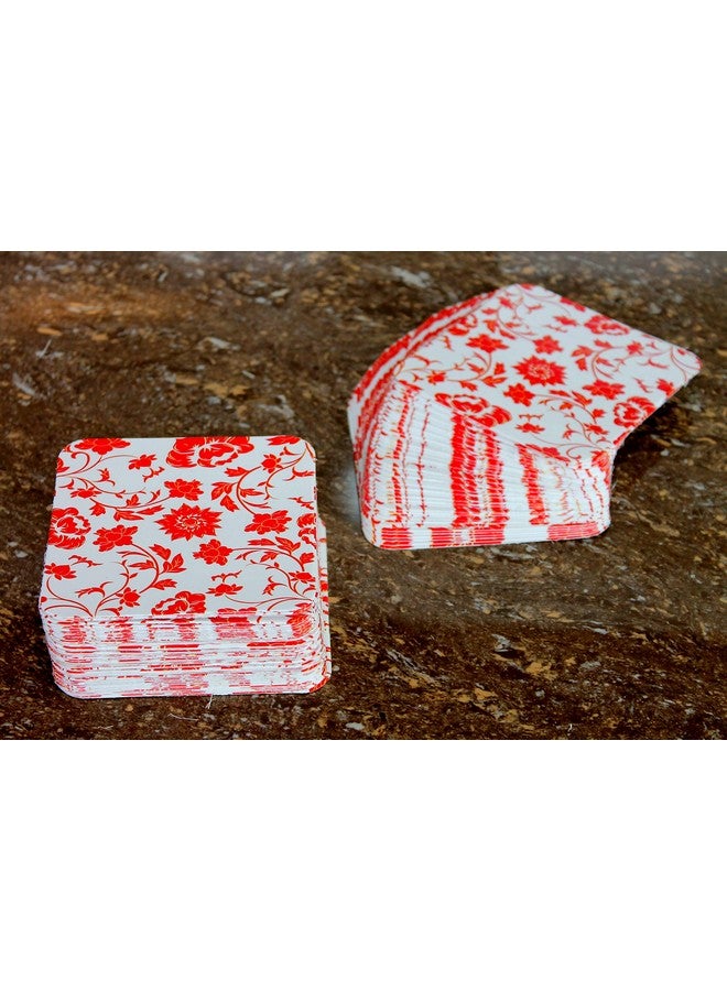 esplanade Disposable Printed Paper Coasters (Set of 100) - Use and Throw Reversible Paper Coasters-Perfect for Bar, Hotel, Restaurant Purpose & Parties. - Image 1