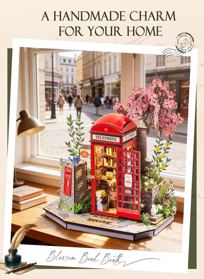 Rolife 3D Puzzles for Adults Blossom Book Booth, Toy Model Building Set for Adults for Table Toys & Home Decor, Creative Birthday Gift for Girls&Boys (116 PCS) - Image 2