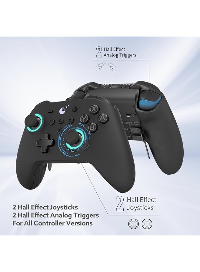 Gulikit Kk3 Max Controller (No Drift) For Switch/Pc/Android/Macos/Ios With 4 Back Buttons Hall Joysticks And Triggers Maglev/Rotor/Hd Vibration 1000Hz Polling Rate Rgb Lights - Image 3