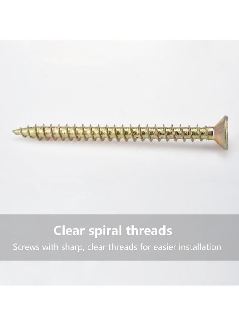 NIBEMINENT 200Pcs Color Zinc Fiber Screw Set - Image 3