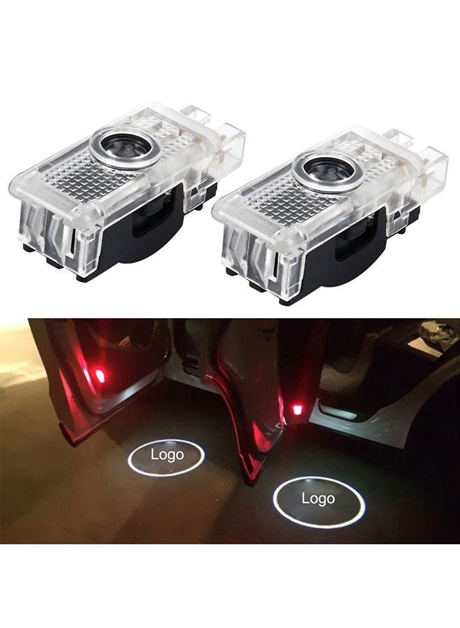 NIBEMINENT 2-Piece LED Car Door Welcome Logo Brand 3D Shadow Light For Mercedes-Benz CMS-BZ6 and CMS-BZ13 - Image 2