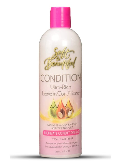 Soft & Beautiful Ultra-Rich Leave In Conditioner, 355ml