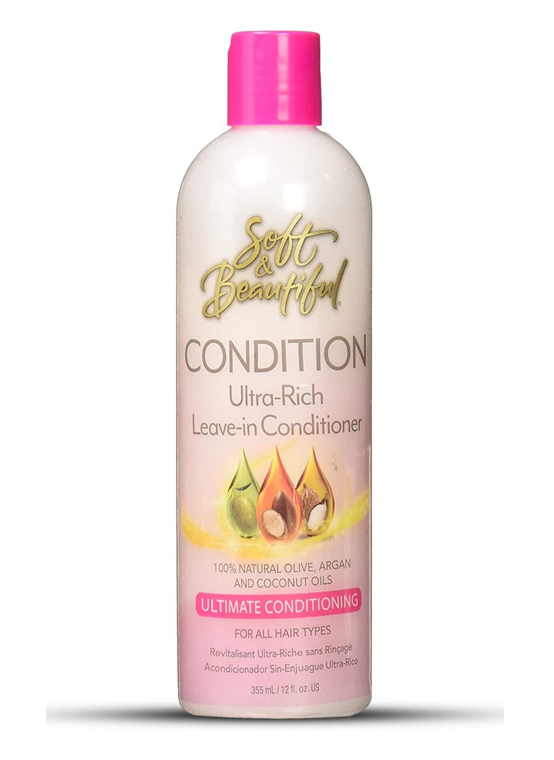 Soft & Beautiful Soft & Beautiful Ultra-Rich Leave In Conditioner, 355ml  - Image 1