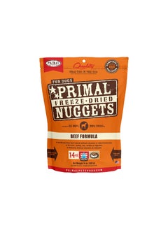 Primal Canine Beef Freeze-Dried Formula – 5.5oz, Primal Nuggets, Raw food for dogs, High Protein Raw dog food, Nuggets for dogs, Freeze dried nuggets for dogs, freeze dried dog food, best dog food, nutritious dog food, dog food, primal pet foods
