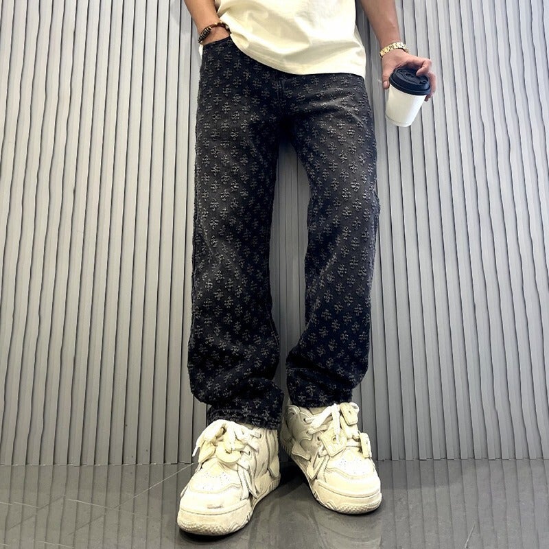 Unisex Casual Daily Denim Jeans - Image 4