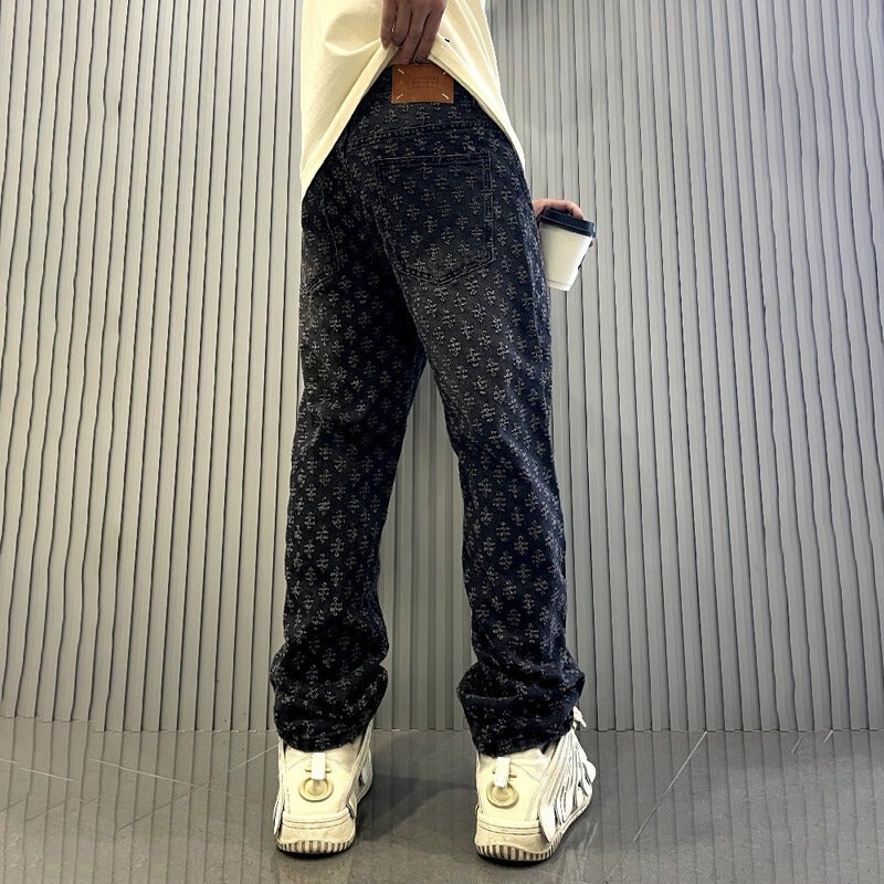 Unisex Casual Daily Denim Jeans - Image 3