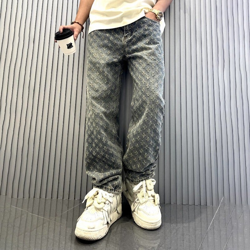 Unisex Casual Daily Denim Jeans - Image 2