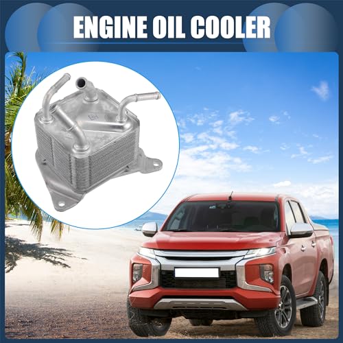 INFINAUTO مبرد زيت المحرك INFINAUTO، مبرد زيت النقل رقم 2920A400 لميتسوبيشي إكليبس كروس 2018-2022، سبائك الألمنيوم بلون فضي، 1 قطعة - Image 3