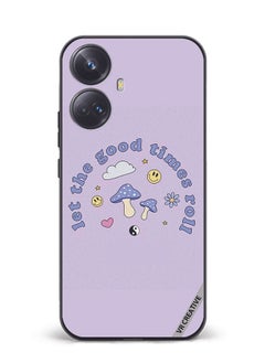 Protective Case Cover For Realme 10 Pro Plus Let The Good Ttimes Roll Design Multicolour