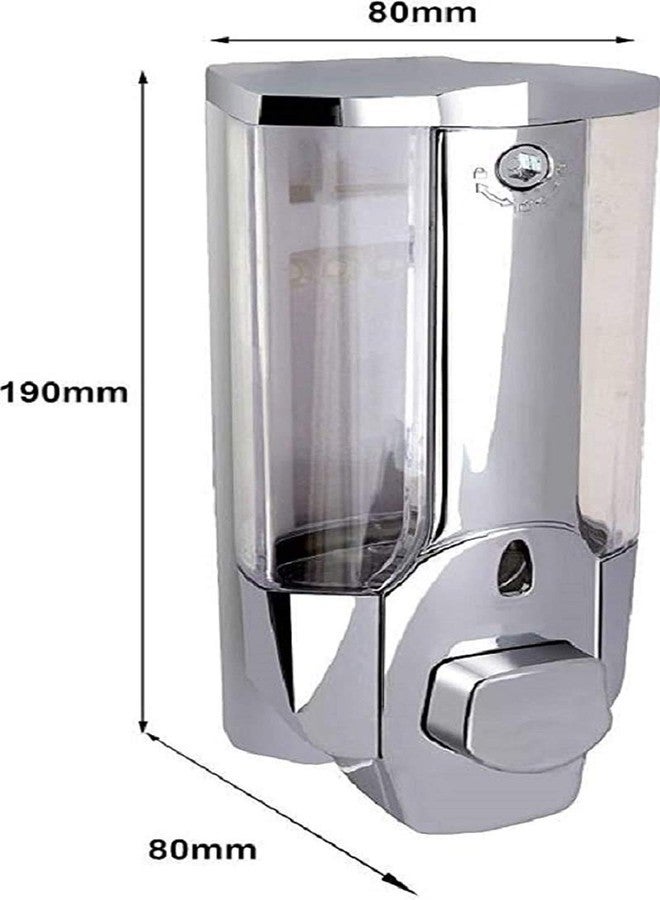 FULKIZA™ Soap Dispenser with Lock (Silver/Grey) Lockable Soap/Shampoo/Conditioner/Lotion Gel Dispenser (350 ml) - Image 4