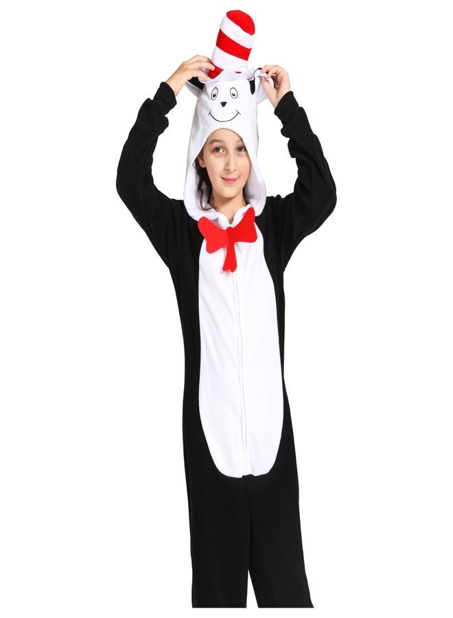 Leadtex Unisex Kids Animal Onesie Cat Costume, Girls Boys Halloween Costumes Cat Animal Onesie for kids XL10-12 - Image 3
