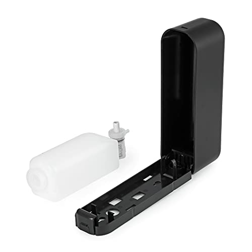 Bath Guru Multi Purpose ABS Wall Mounted Plastic Soap Dispenser/Shampoo Sanitizer Conditioner Lotion Gel Dispenser for Bathroom Kitchen 350 Ml (3, Slim Black) - Image 3