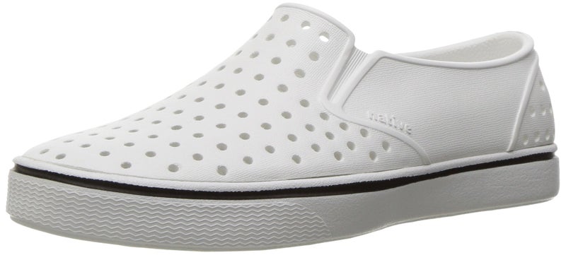Native Shoes Unisex Kids Miles Slip-On Sneaker, Shell White/Shell White, 4 Toddler - Image 4