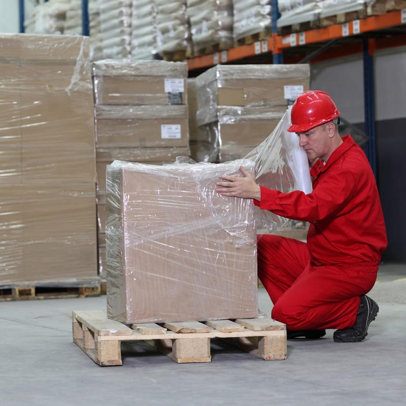 BUMOVE لفافة قابلة للتمدد (20''x1000' - 1 عبوة) ، لفافة باليت شفافة للنقل ، لوازم تعبئة الشحن - Image 5
