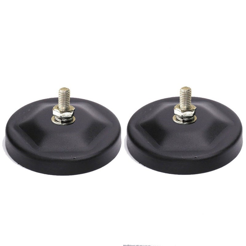 Lightronic 2pcs Magnetic Base Mounting Brackets for All Off-Road Vehicles or Trucks Boat LED Working Light LED Light Bar Magnet Stainless Steel