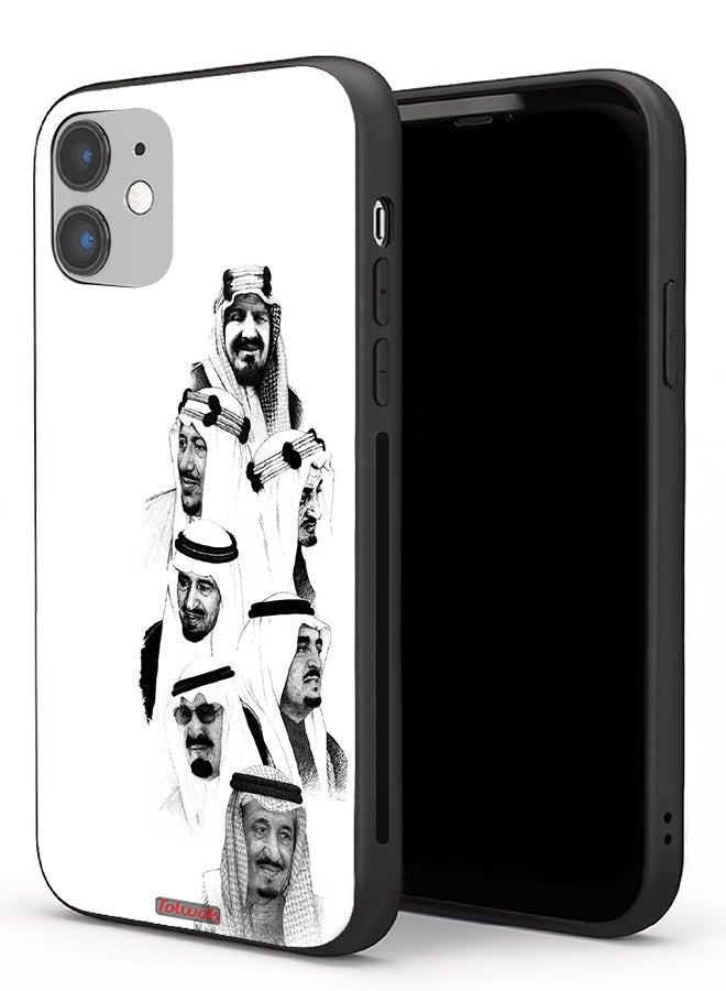 Tolwak Apple iPhone 11 Protective Case Saudi Kings Art B_W - Image 1