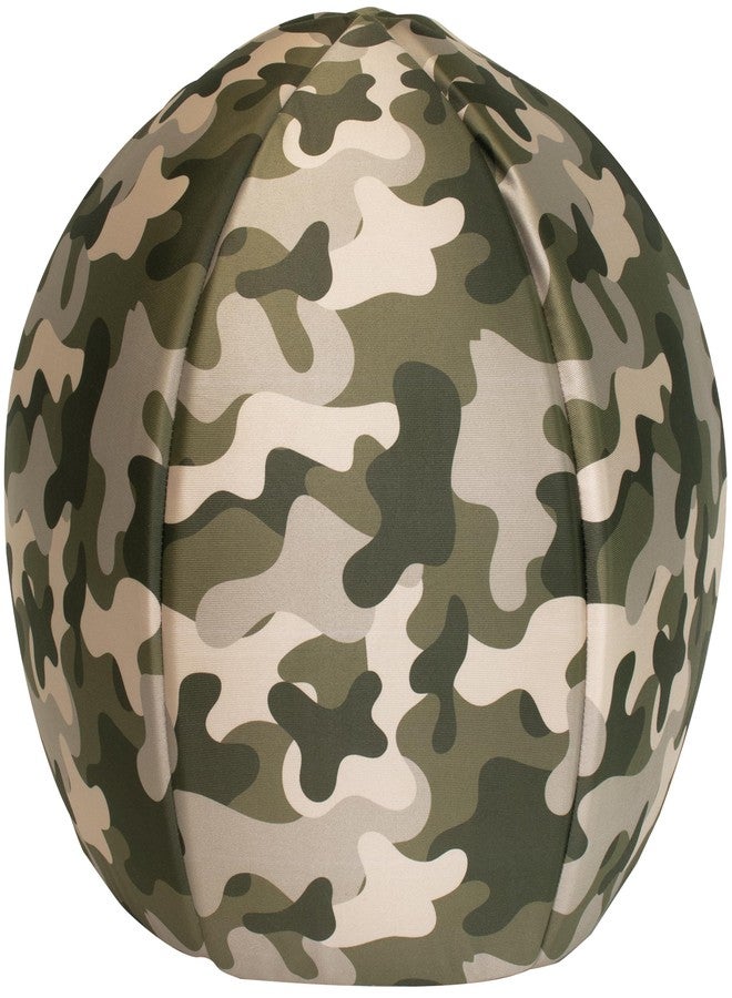 Maccabi Art Light Green Camouflage Animal House - Camoflage Themed Pet Bed - Fits Small Dogs, Puppies, Cats - Pillow Insert with Plush Lined Interrior, Non-Slip Igloo Design - 16 x 18 x 16 - Image 2
