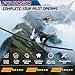 LEAMBE طائرة LEAMBE بدون فرش 4 قنوات F4U Corsair 500 مم طائرة تحكم عن بعد مقاتلة RTF مع جيروسكوب 6 محاور 3 أوضاع للألعاب البهلوانية للمبتدئين والبالغين - Image 4