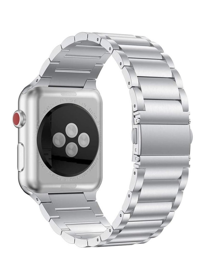 Gravity Stainless Steel Strap Metal Bracelet for Apple Watch Series 6/5/4/3/2/SE - 38/40 mm - Image 2
