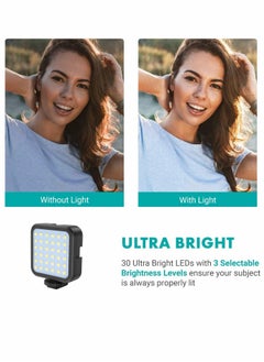 Y&D Tripod Holder, Video Kit Accessories, Table Phone Microphone LED Light Remote Shutter, for Recording, YouTube, Vlog (black)  - Image 4