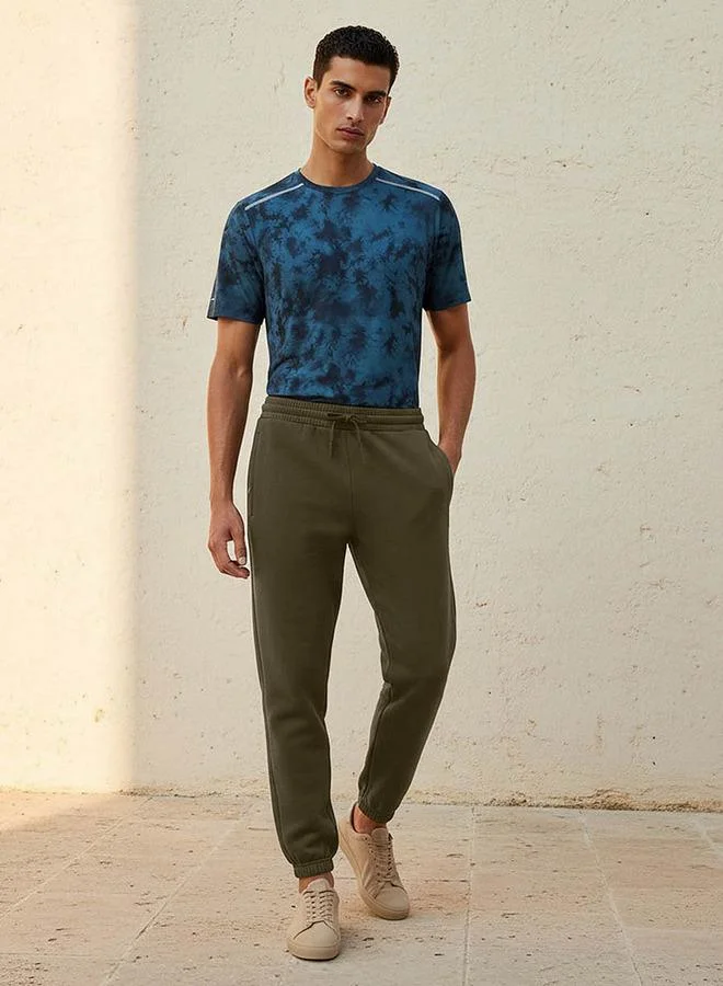 Love Pangolin Green Love Pangolin Regular Fit Joggers with Pockets for Men | Best Price UAE
