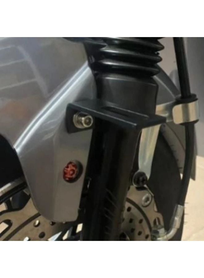 Black Universal Motorcycle Handlebar Mount For Lights And Accessories - Image 5
