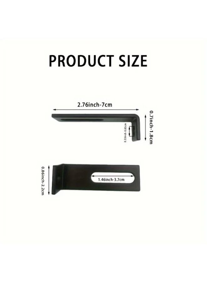 Black Universal Motorcycle Handlebar Mount For Lights And Accessories - Image 2