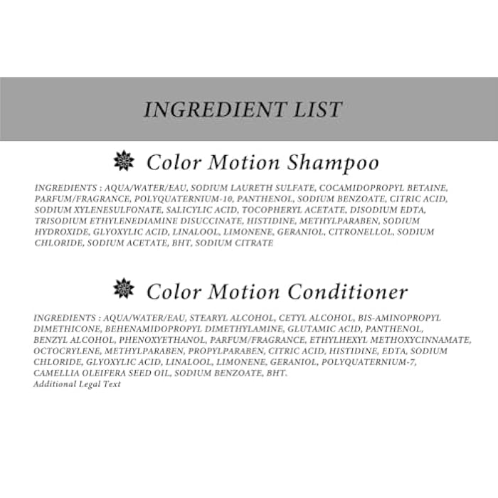 Color Motion Shampoo and Conditioner Duo Set 33.8 Oz with 2 Pumps - Image 2