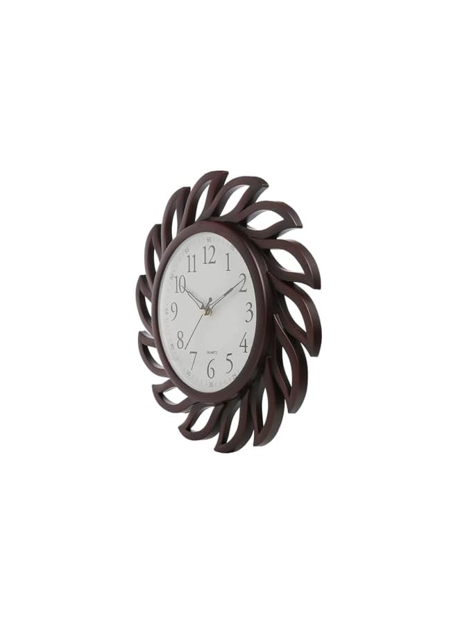 The Bros Elegant Rotating Wheel Design Wall Clock - 12-Inch Quartz Wall Clock with Premium Plastic Build, Durable and Long-lasting, for Housewarmings, Weddings, and Home Décor Enhancements - Image 3