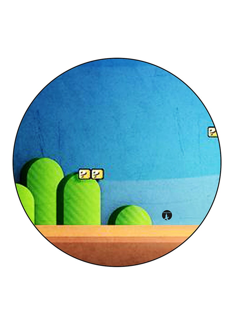 RKN Video Game Super Mario Printed Mouse Pad  Multicolour