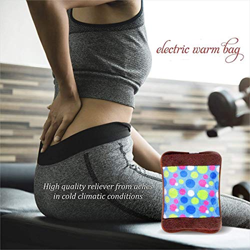 CURENEXT Pain Relief Electric Gel Heating Hot Water Bottle Pouch Bag (Colour May Vary) Pack of 1 - Image 4