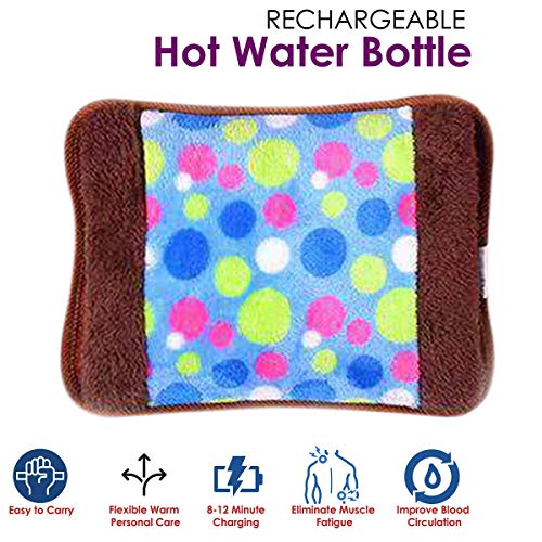 CURENEXT Pain Relief Electric Gel Heating Hot Water Bottle Pouch Bag (Colour May Vary) Pack of 1 - Image 2