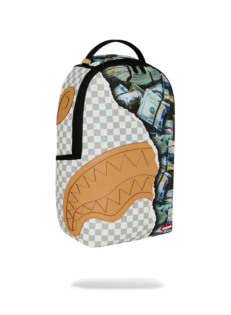 Sprayground CREAM CHECK FULL OF CASH DLXSV BACKPACK