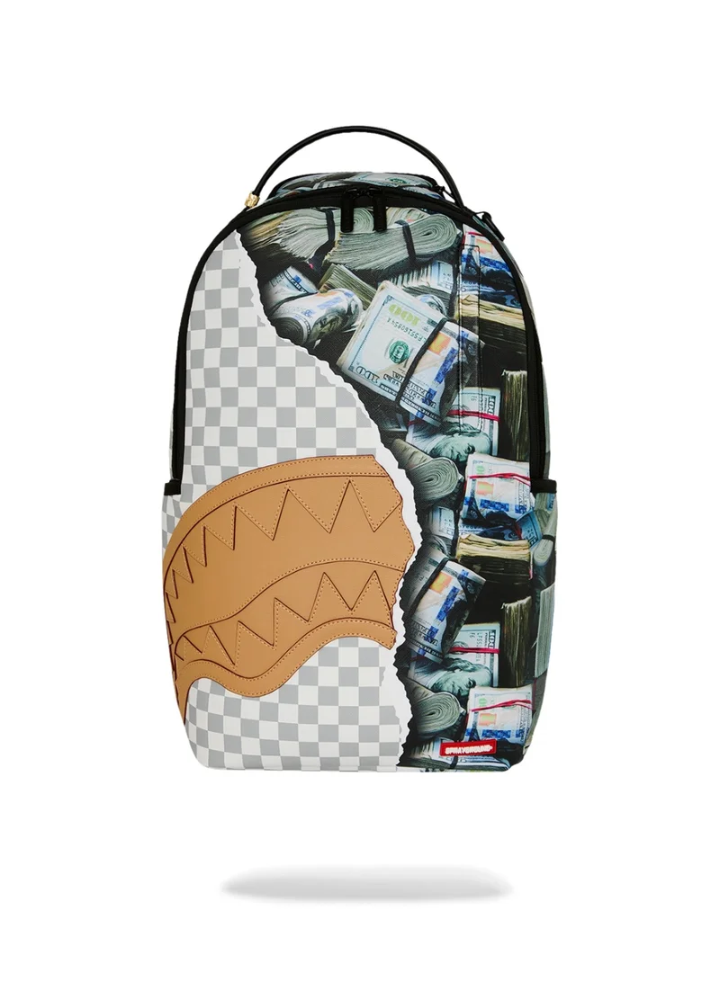 Sprayground CREAM CHECK FULL OF CASH DLXSV BACKPACK