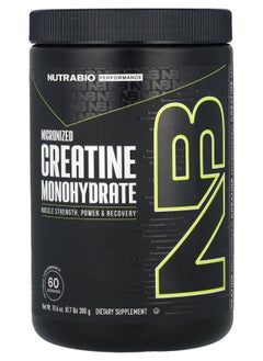 NutraBio Micronized Creatine Monohydrate 10.6 oz (300 g) 