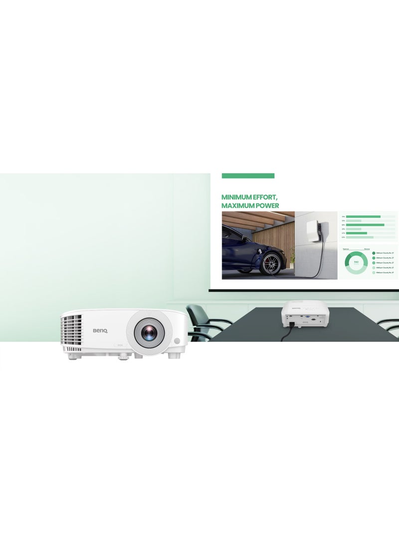 BenQ MX560C XGA Meeting Room Projector, 5G Crystal Glass Lenses, 4,000 ANSI Lumen High Brightness, 20,000 1 High Native Contrast, 1.1x Zoom Ratio, SmartEco Energy Conservation MX560C White - Image 3