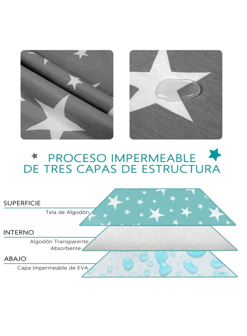 Gonice Portable newborn dressing changer, baby waterproof diaper pad, reusable and washable, for home and outdoor travel - Image 3