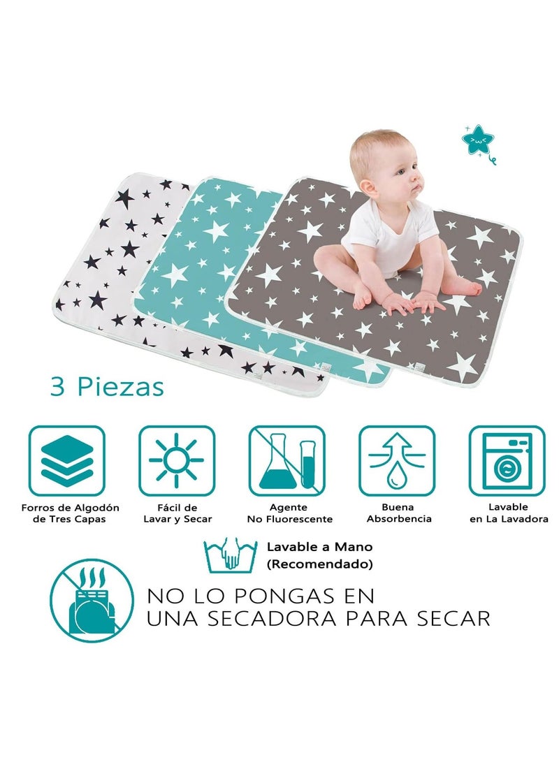 Gonice Portable newborn dressing changer, baby waterproof diaper pad, reusable and washable, for home and outdoor travel - Image 2