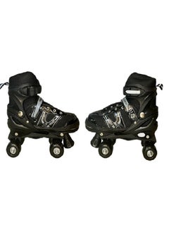 ماركة غير محددة Skate Shoes Pair 4 Wheels Size (35-38) Box - white * black 