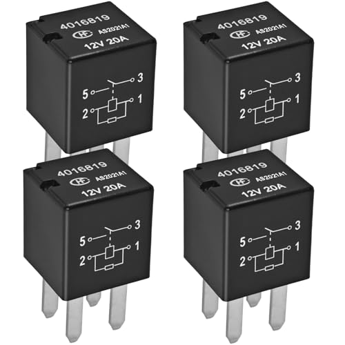 Formiden 4016819 Ultra Micro ISO Automotive Relay (Pack of 4) - 12VDC 20A 4-Pin Relay General Purpose for Polaris ATV & UTV Applications - Image 1