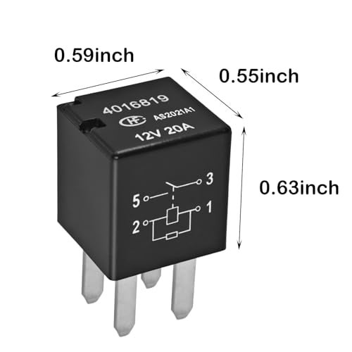 Formiden 4016819 Ultra Micro ISO Automotive Relay (Pack of 4) - 12VDC 20A 4-Pin Relay General Purpose for Polaris ATV & UTV Applications - Image 2