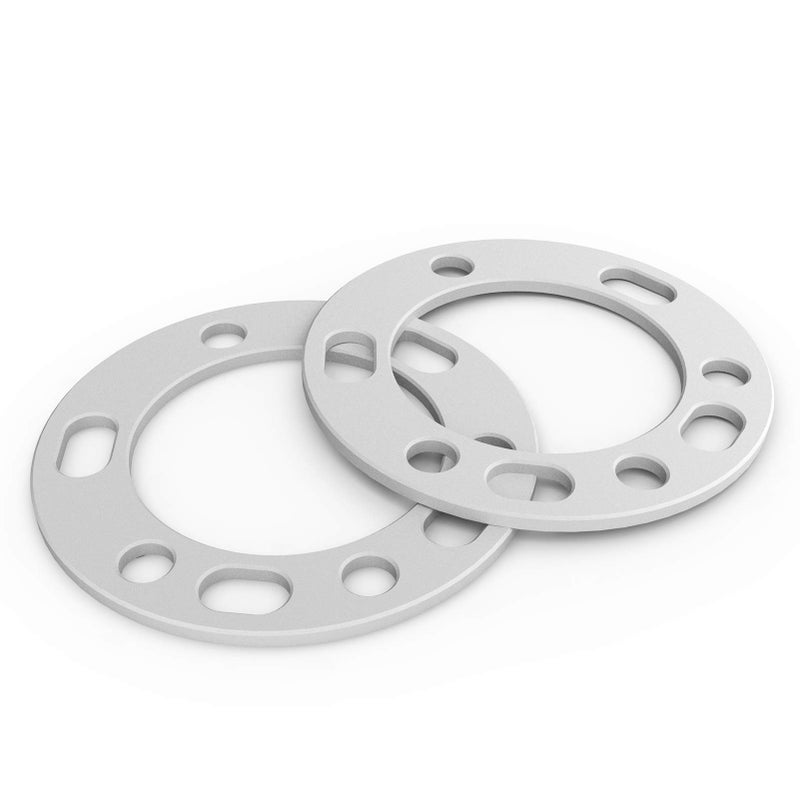 WHEEL CONNECT Light Truck Wheel Spacer6mm Thickness14inchFit Bolt Pattern 5X1397 6X1397 Cast Aluminum Pack of 2