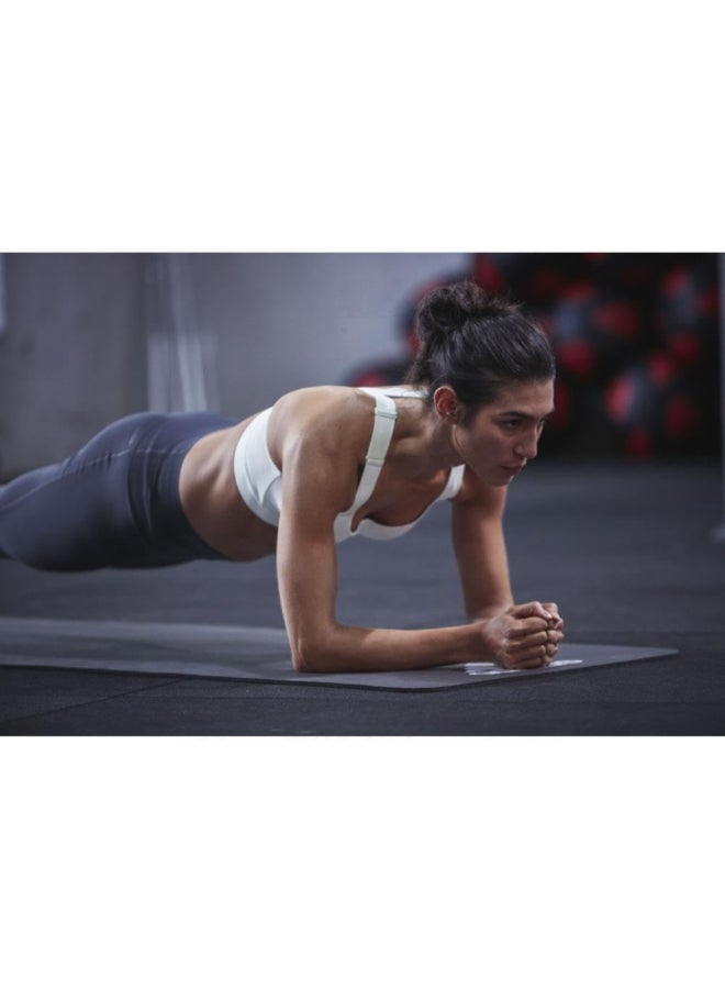 اديداس بساط تمارين اللياقة البدنية بخامة NBR وبطانة لينة مع قاعدة محززة رمادي 7 ملم ADMT-11014GR-NL2 - Image 4