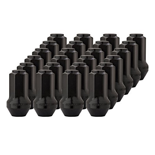 DPAccessories 24 Black Wheel Lug Nuts for Most Ford Lincoln Trucks SUVs 4L3Z1012A 7L1Z1012A LCB5C9HEOBK06024