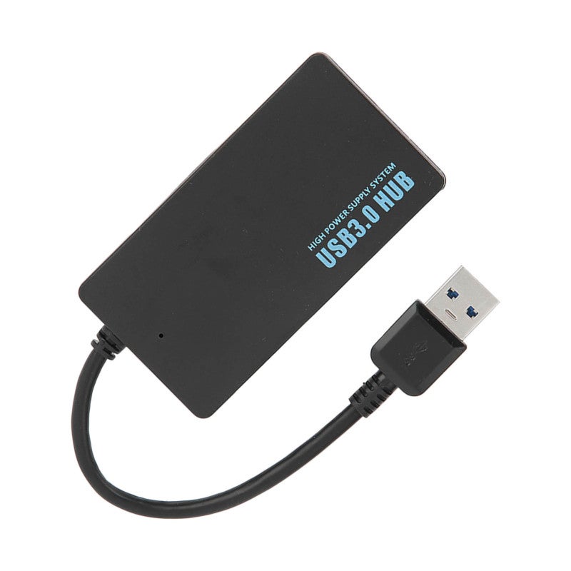 USB 3.0 Hub 4 Black Ports - High Speed 5Gbps Transmission Core Good Heat Dissipation USB 3.0 Splitter for Home Office Desktop Laptop Use - Image 3