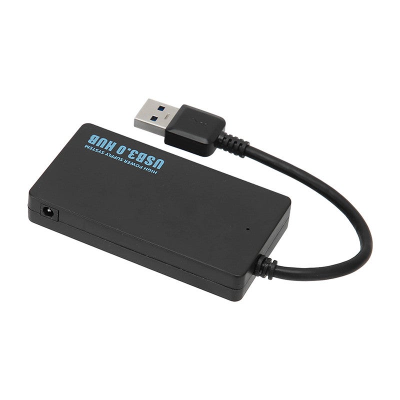 USB 3.0 Hub 4 Black Ports - High Speed 5Gbps Transmission Core Good Heat Dissipation USB 3.0 Splitter for Home Office Desktop Laptop Use - Image 4