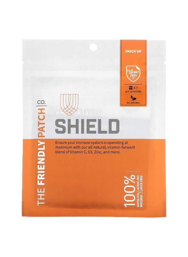The Friendly Patch The Friendly Patch, Shield, Immune Patch, 28 Patches  - Image 1