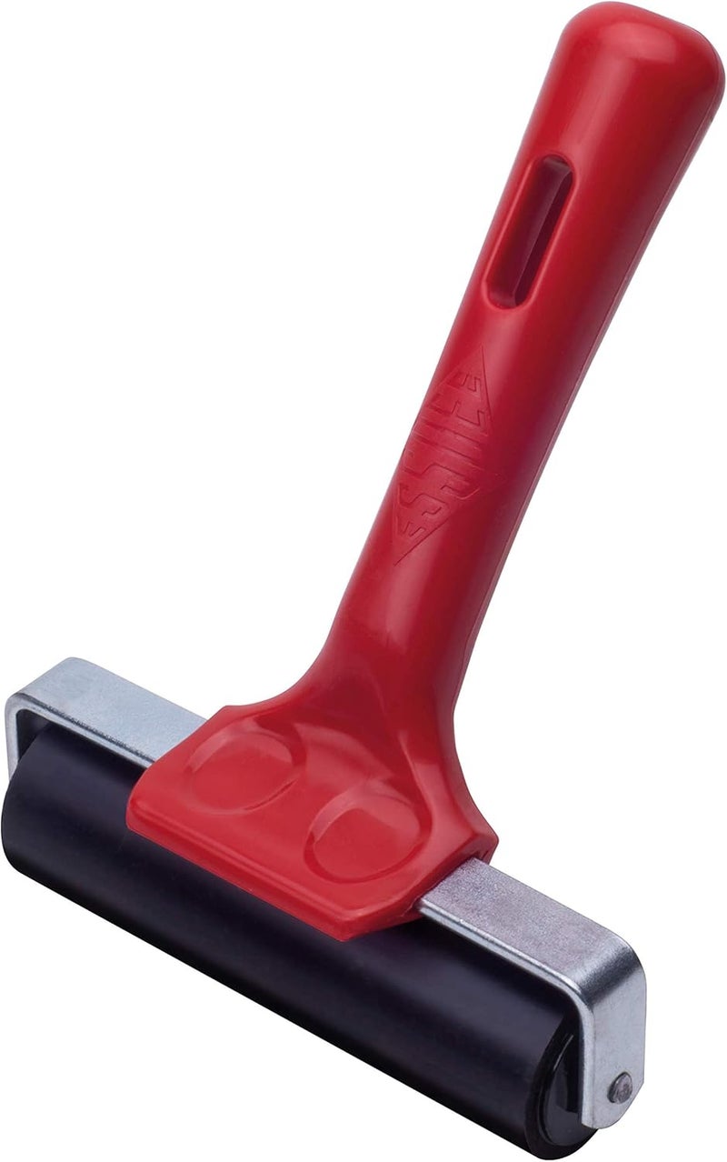 Essdee Ink Roller 3.94 Inch - Heavy Duty EPDM 70 Shore Hard Rubber Surface Brayer - Aluminium Core - Block Printing, Scrapbooking, Laminating Industrial Processes - Image 3