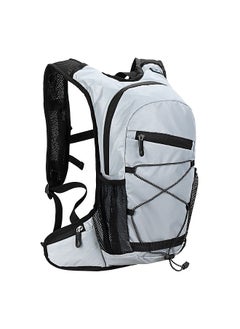 8L High Visibility Reflective Cycle Hydration Backpack, Outdoor Sports Running Hiking Backpack, Travel Daypack Shoulder Bag