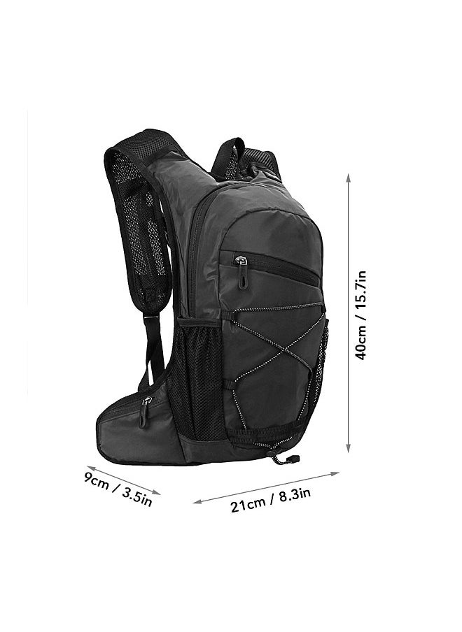 Generic - 8L High Visibility Reflective Cycle Hydration Backpack, Outdoor Sports Running Hiking Backpack, Travel Daypack Shoulder Bag - Image 1